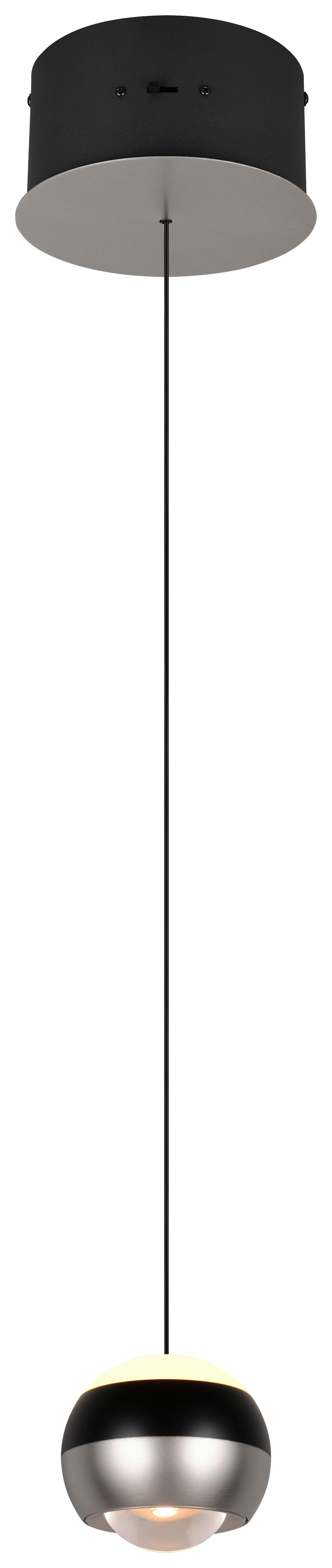 Led-hängeleuchte 344410107 Orbit - Schwarz/Nickelfarben, Design, Metall (15,5/150cm) - Trio Leuchten