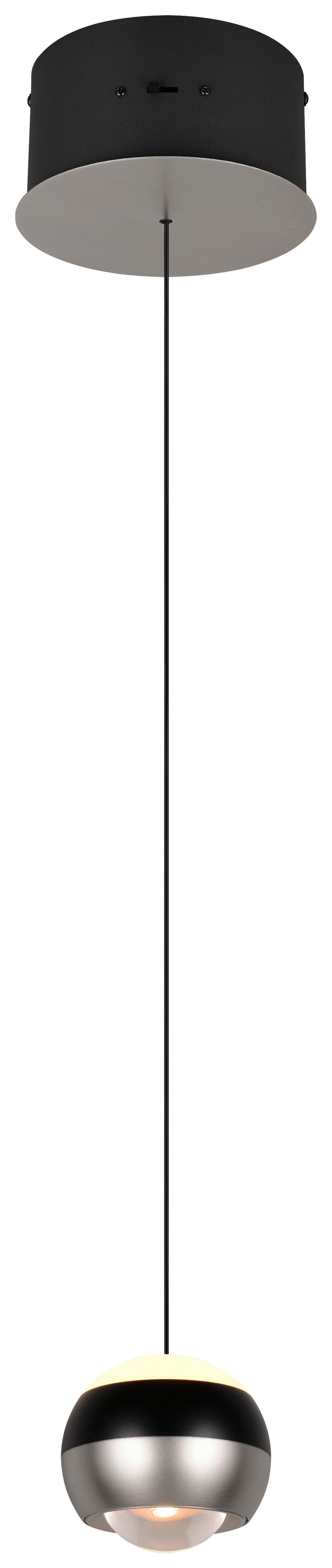 Led-hängeleuchte 344410107 Orbit - Schwarz/Nickelfarben, Design, Metall (15,5/150cm) - Trio Leuchten