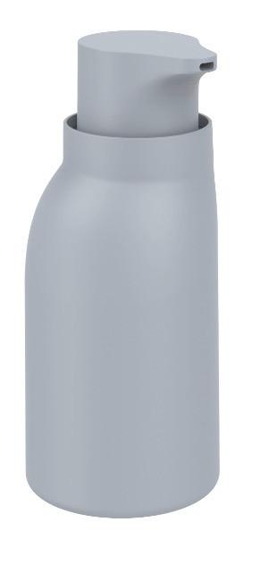 DÁVKOVAČ MÝDLA Hug, 8,5/18,8/8cm, šedá - šedá, Moderní, plast (8,5/18,8/8cm) - Premium Living