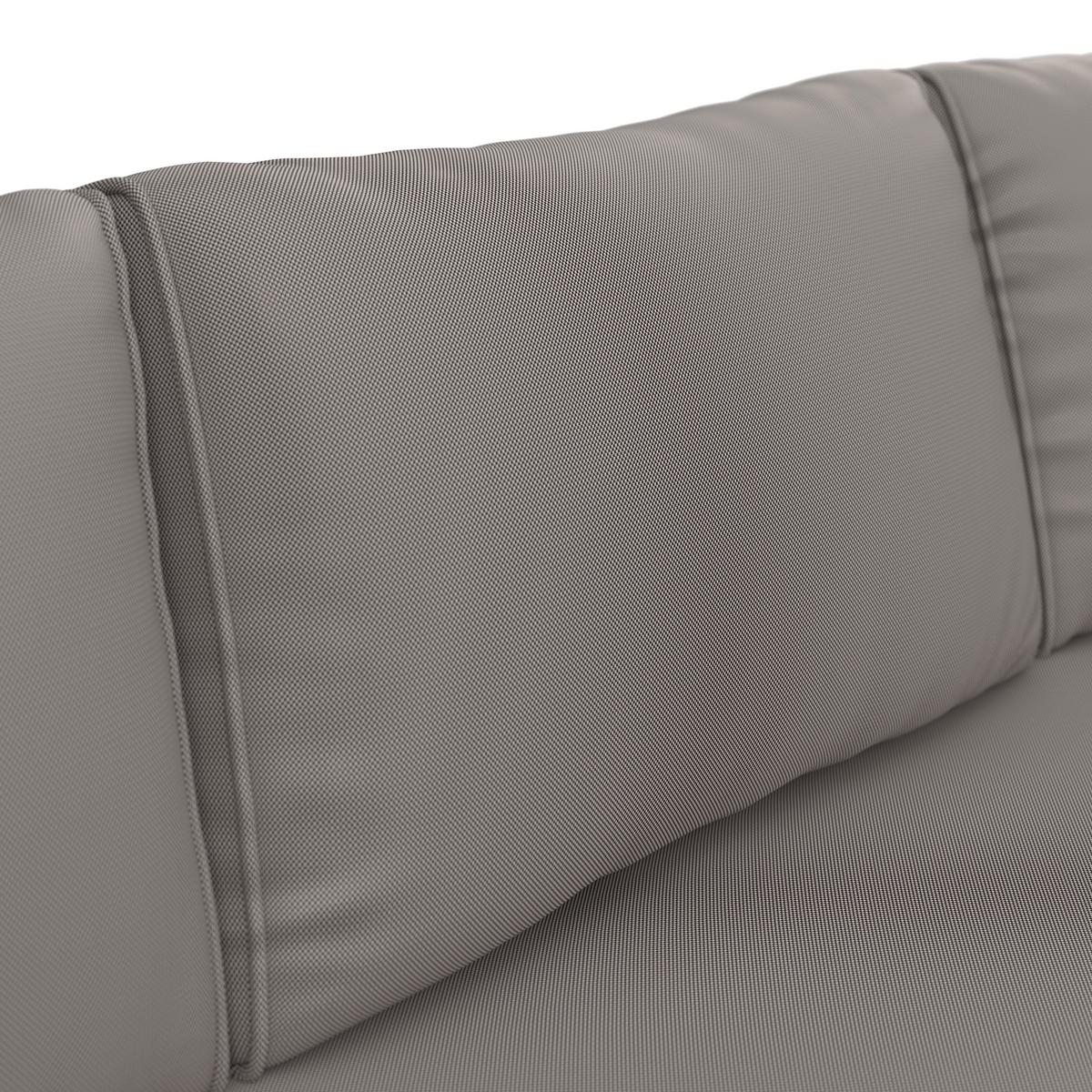 Lounge-garnitúra Porto-Multi - világosbarna/szürke, Modern, műanyag/textil (237/190/73.5cm) - Beldano