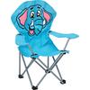 Kindersessel Linda Blau Elefant Stahl/Textil Klappbar - Blau, KONVENTIONELL, Textil (59/65/33cm) - BUNINO