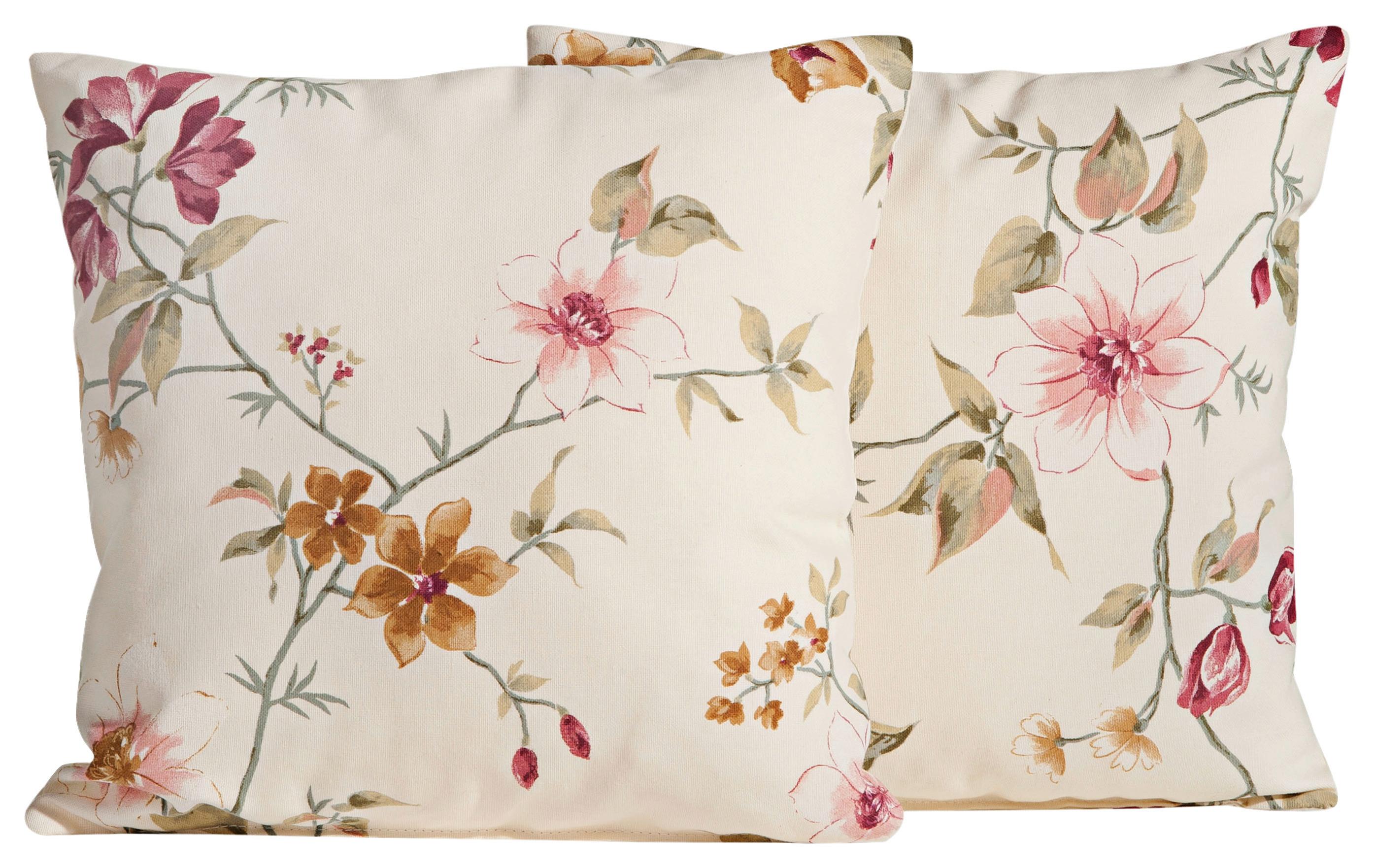 Zierkissen Corona 40x40 Cm Rot/weiß - Rot/Weiß, Design, Textil (40/40cm) - Max Winzer