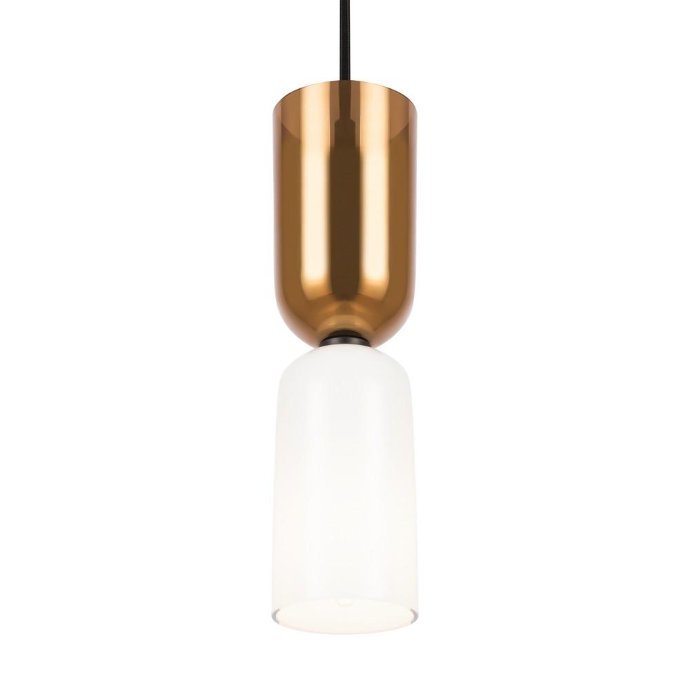 Pendelleuchte Memory - Goldfarben/Schwarz, MODERN, Glas/Metall (8/44,5cm) - MAYTONI