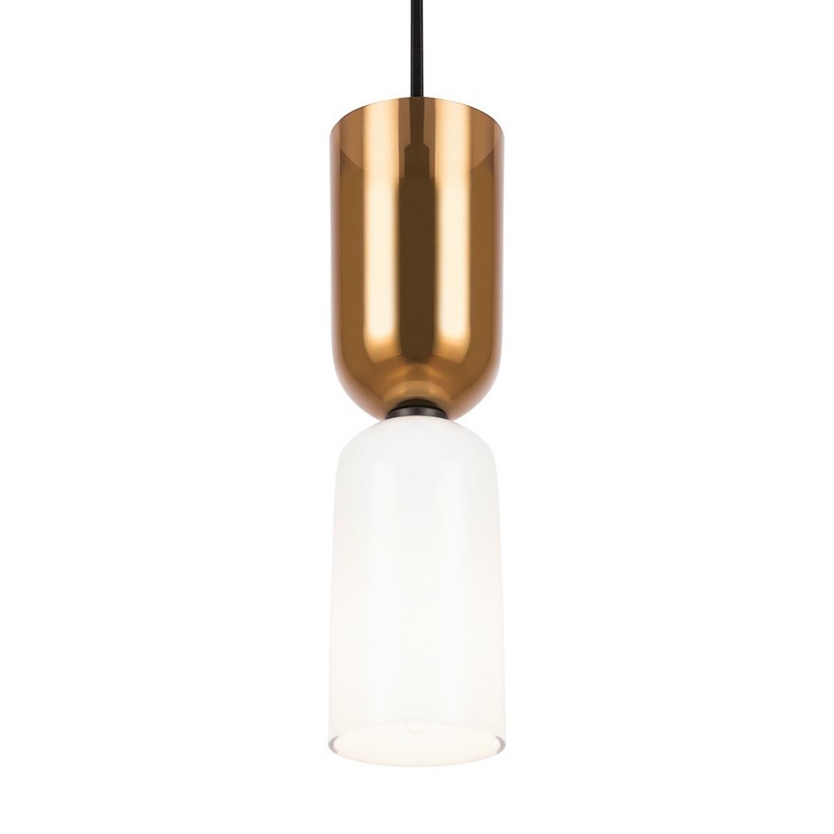 Pendelleuchte Memory - Goldfarben/Schwarz, MODERN, Glas/Metall (8/44,5cm) - MAYTONI