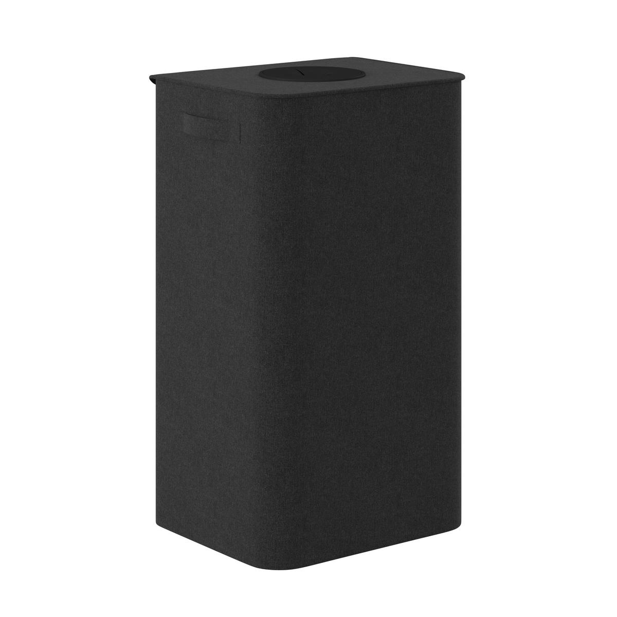 Sammelbehälter Pfand - Schwarz, MODERN, Textil (41/33/74cm) - Homezone