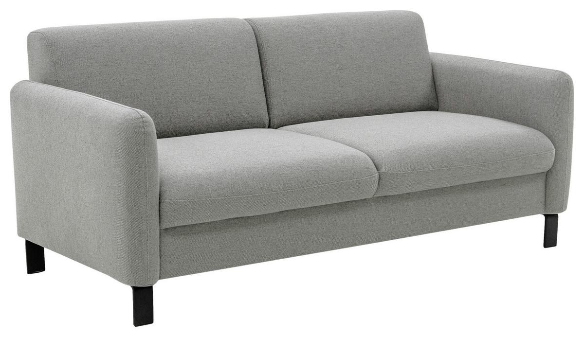 3-Sitzer-Sofa Ridley - Schwarz/Grau, Basics, Textil (173/76/84cm) - MID.YOU