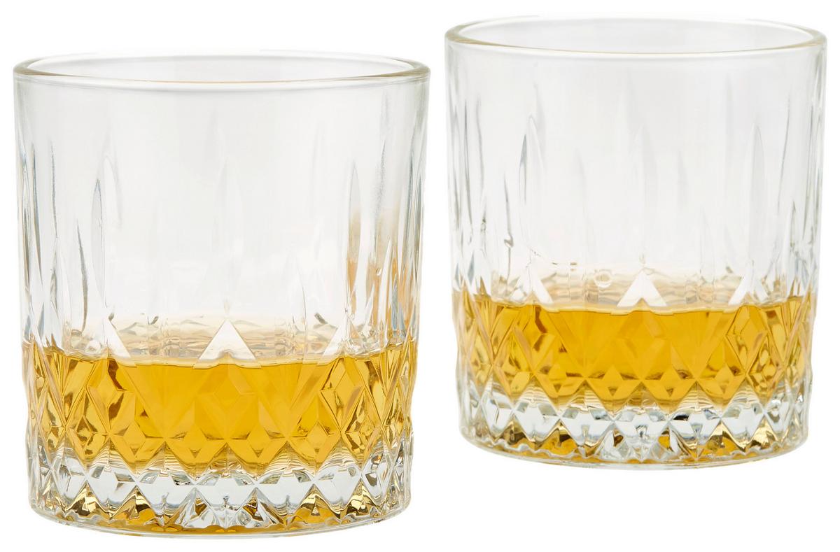 Whisky-Glas Jack, 2er-Set ca. 330 ml - Klar, KONVENTIONELL, Glas (330ml) - James Wood