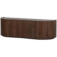 Kommode Sense Walnussfarben B: 160cm - Walnussfarben, Design, Holz (160/50/46cm) - Livetastic