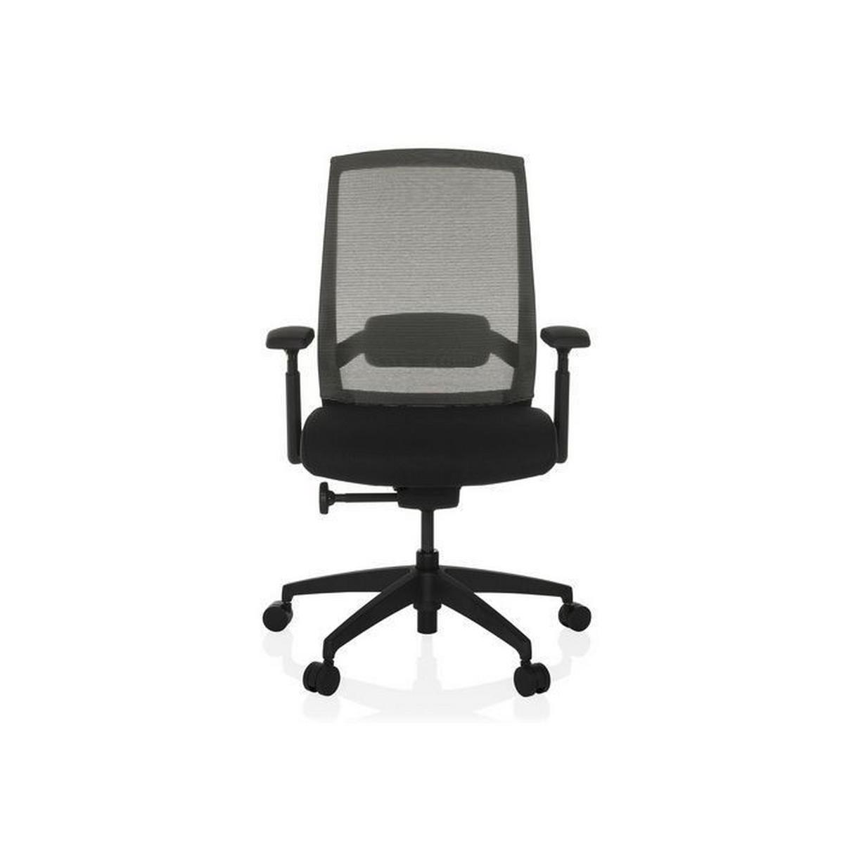 Drehstuhl Colore Schwrz B: 65 cm - Schwarz, MODERN, Kunststoff/Textil (65/95 - 103/70cm) - MID.YOU