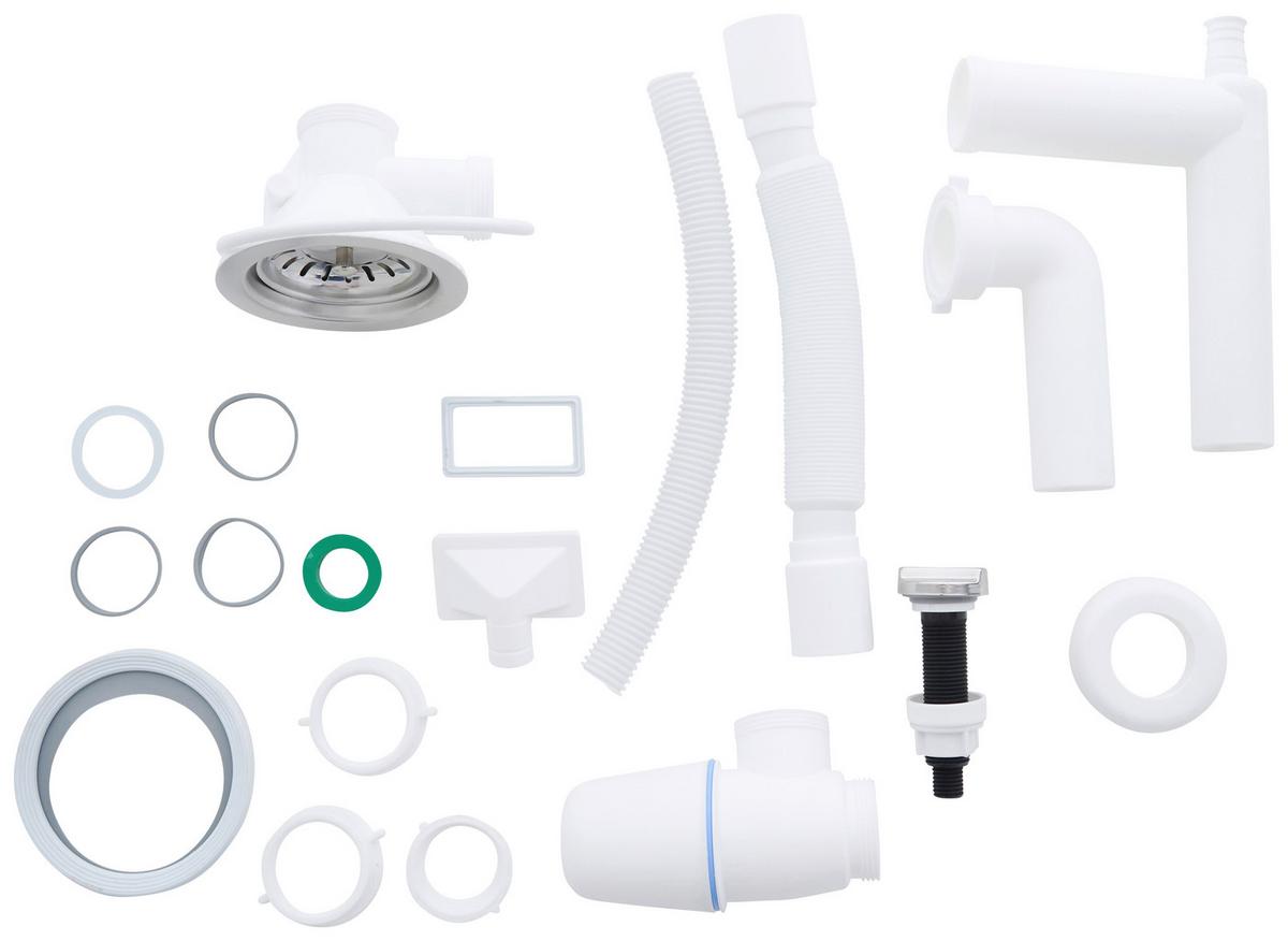 Spüle Respekta Inox Edelstahl Bxt: 60x50 Cm - Edelstahlfarben, Trend, Metall (60/22,8/50cm) - Respekta