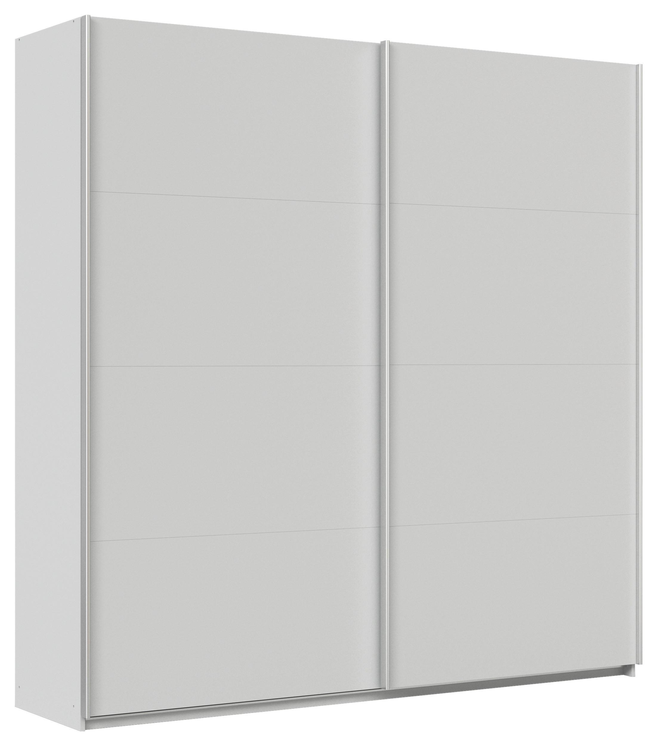 Schwebetürenschrank Feldkirch 225 maxihöhe - Hellgrau, MODERN, Holzwerkstoff (225/229/62cm)