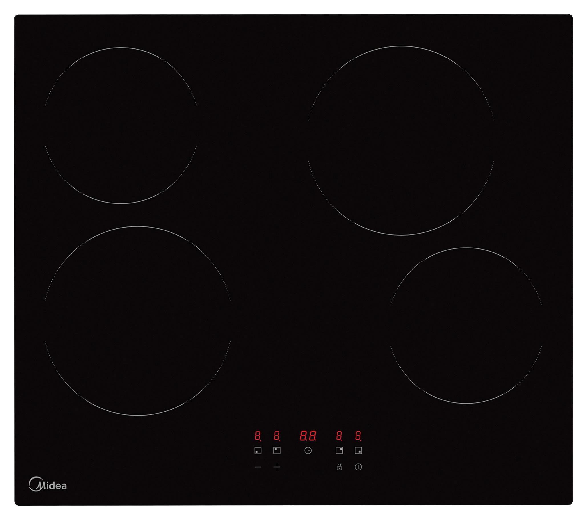 Beépíthető Főzőlap Üvegkerámia - fekete (52/51/59cm) - Midea