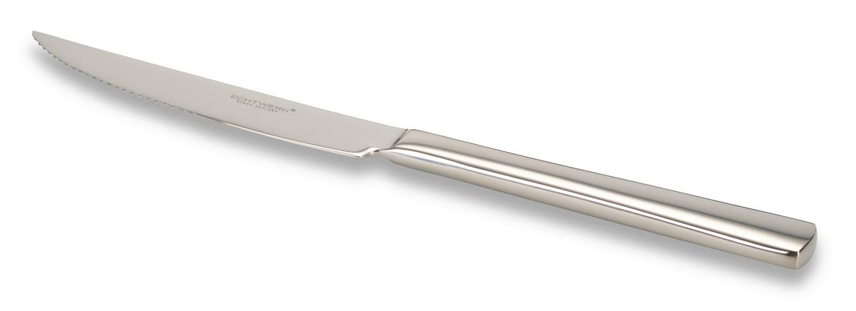 Steakbesteck Echtwerk Sarre - Edelstahlfarben, Trend, Metall - Echtwerk