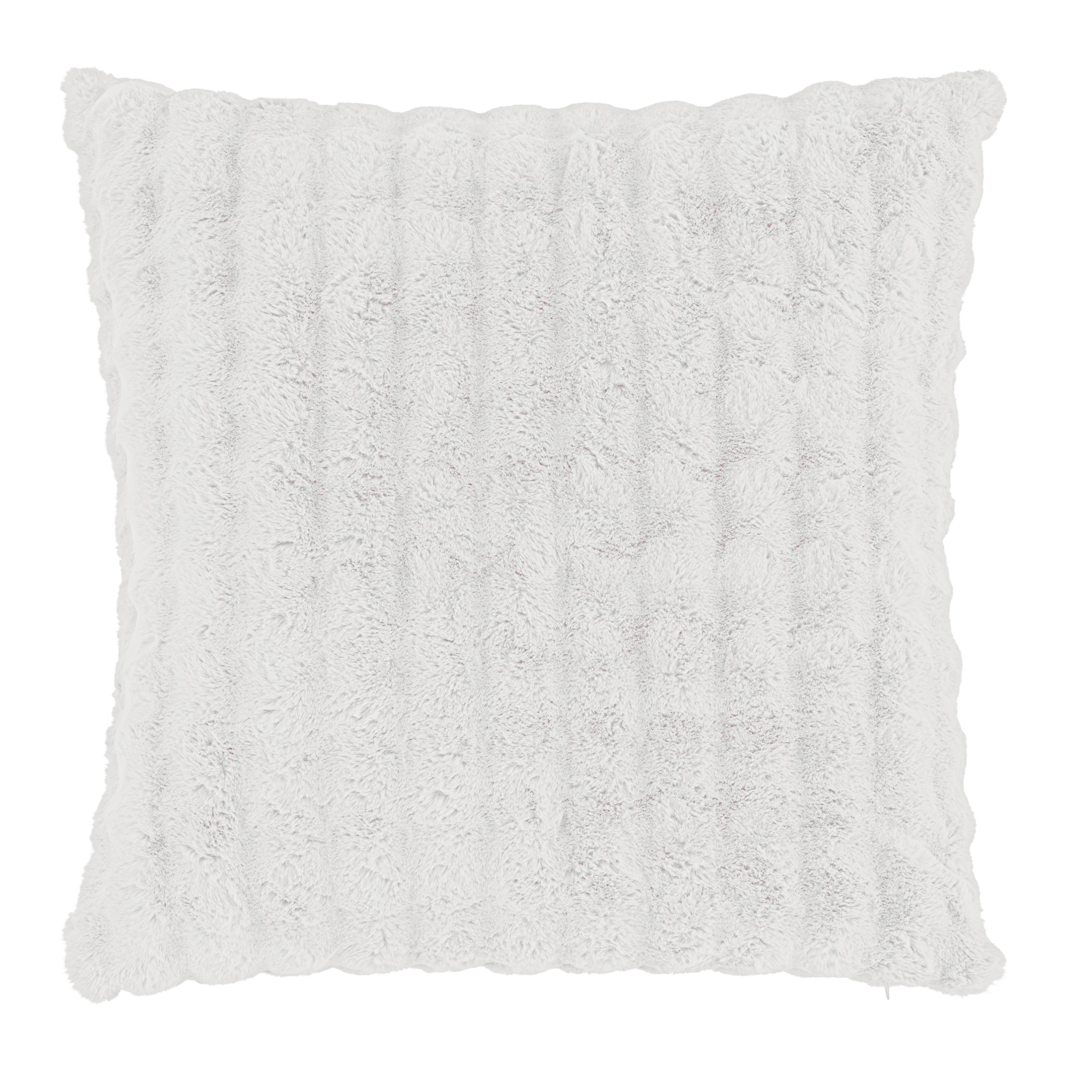 DEKORAČNÍ POLŠTÁŘ BUBBLE - bílá, textil (45/45cm) - Mömax