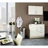 Miniküche Toronto Creme/eiche Dekor B: 100 Cm - Eichefarben/Creme, MODERN, Holzwerkstoff (100cm) - Held