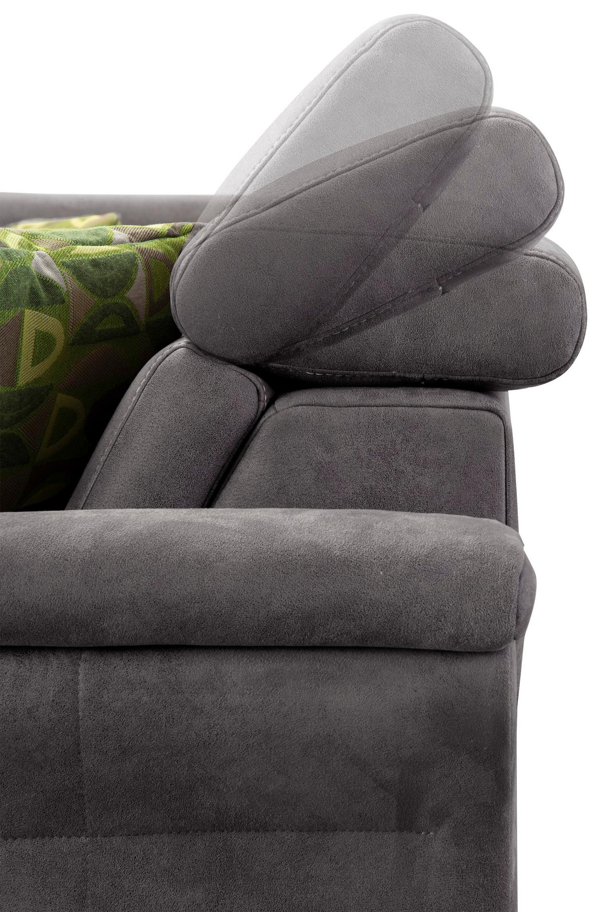 Ecksofa Arngast anthrazit, 194x245 cm - Eichefarben/Beige, KONVENTIONELL, Textil (194/245cm) - Sit & More