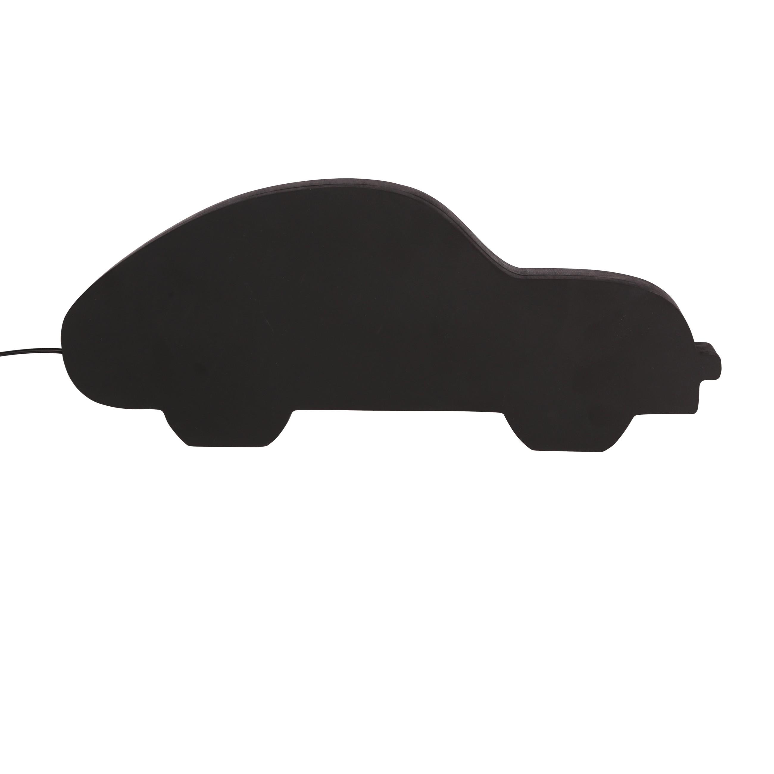 Kindertischleuchte 41-10650 Car - Schwarz, Basics, Holzwerkstoff/Kunststoff (35/3.5/14cm)