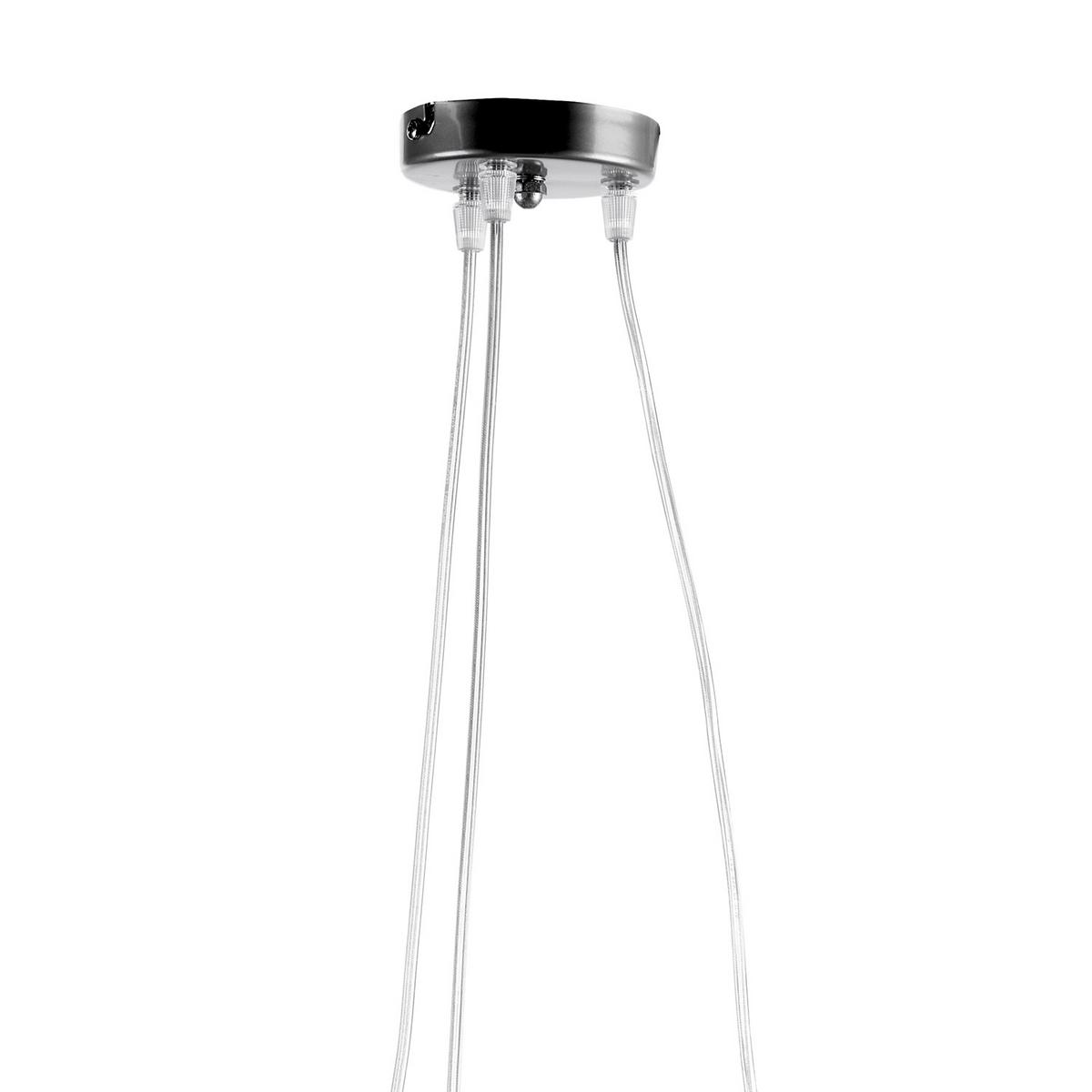 Pendelleuchte 5033/Sn - Schwarz, Design, Metall (65/10/75cm)