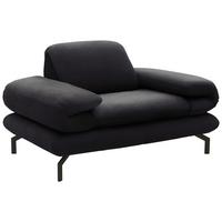 Sessel Looks Xiii - Anthrazit/Schwarz, Design, Textil (139 (197)/83 (110)/98cm) - LOOKS by W.Joop