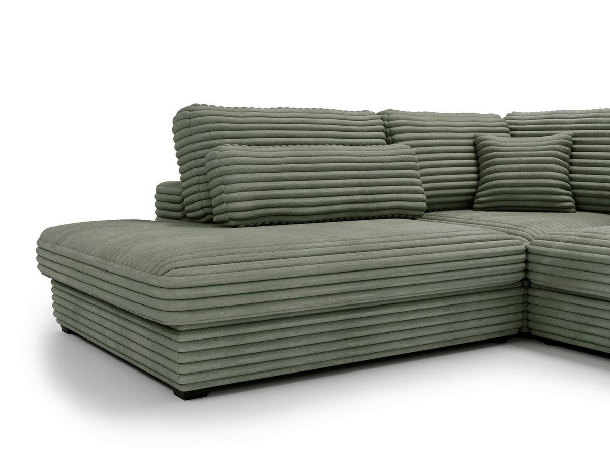 Sven Grün S: 244x332 Cm - Schwarz/Grün, Design, Textil (244/332cm) - Livetastic