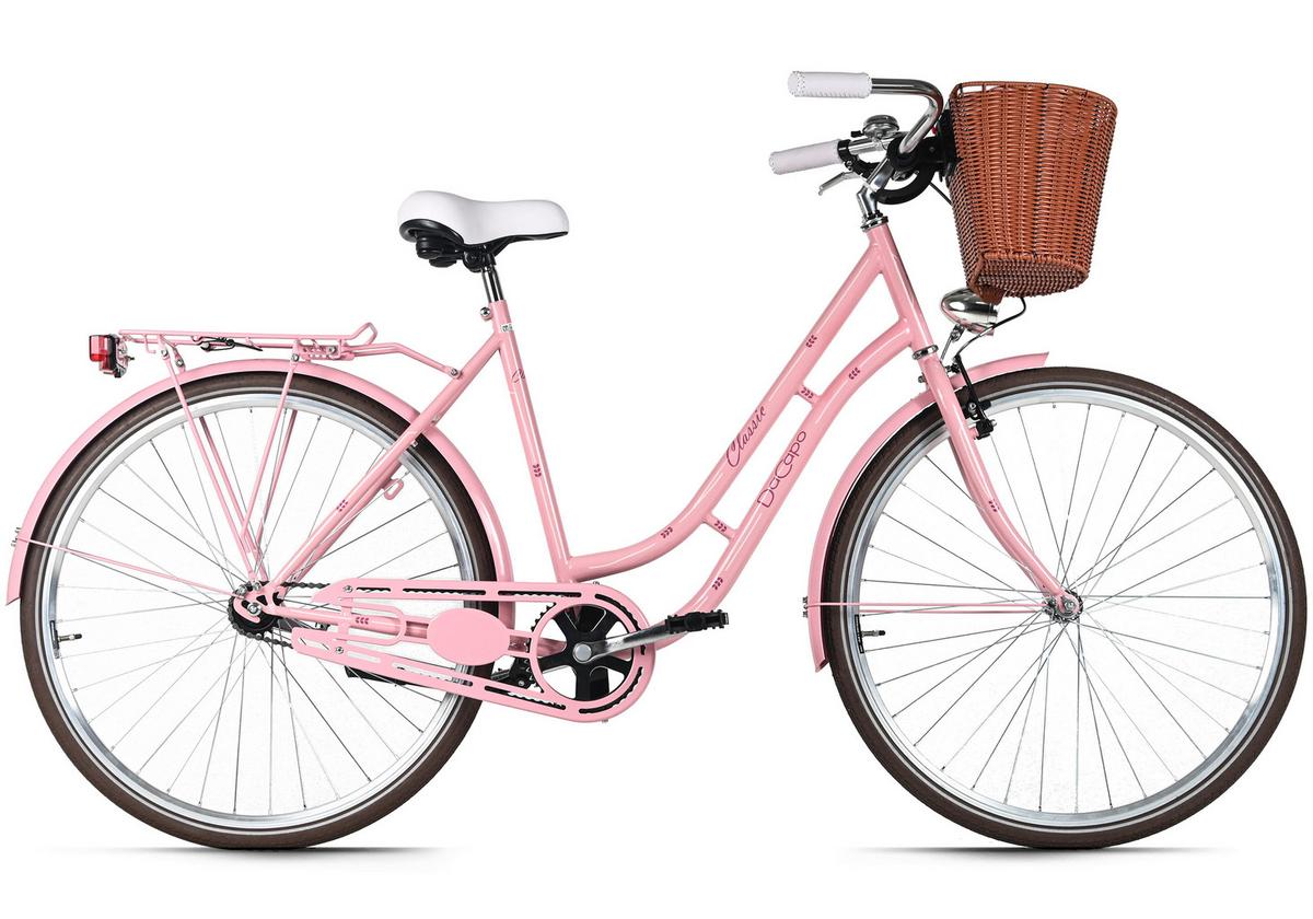 Damenrad Rosa - Pink, LIFESTYLE, Metall (25/140/60cm)