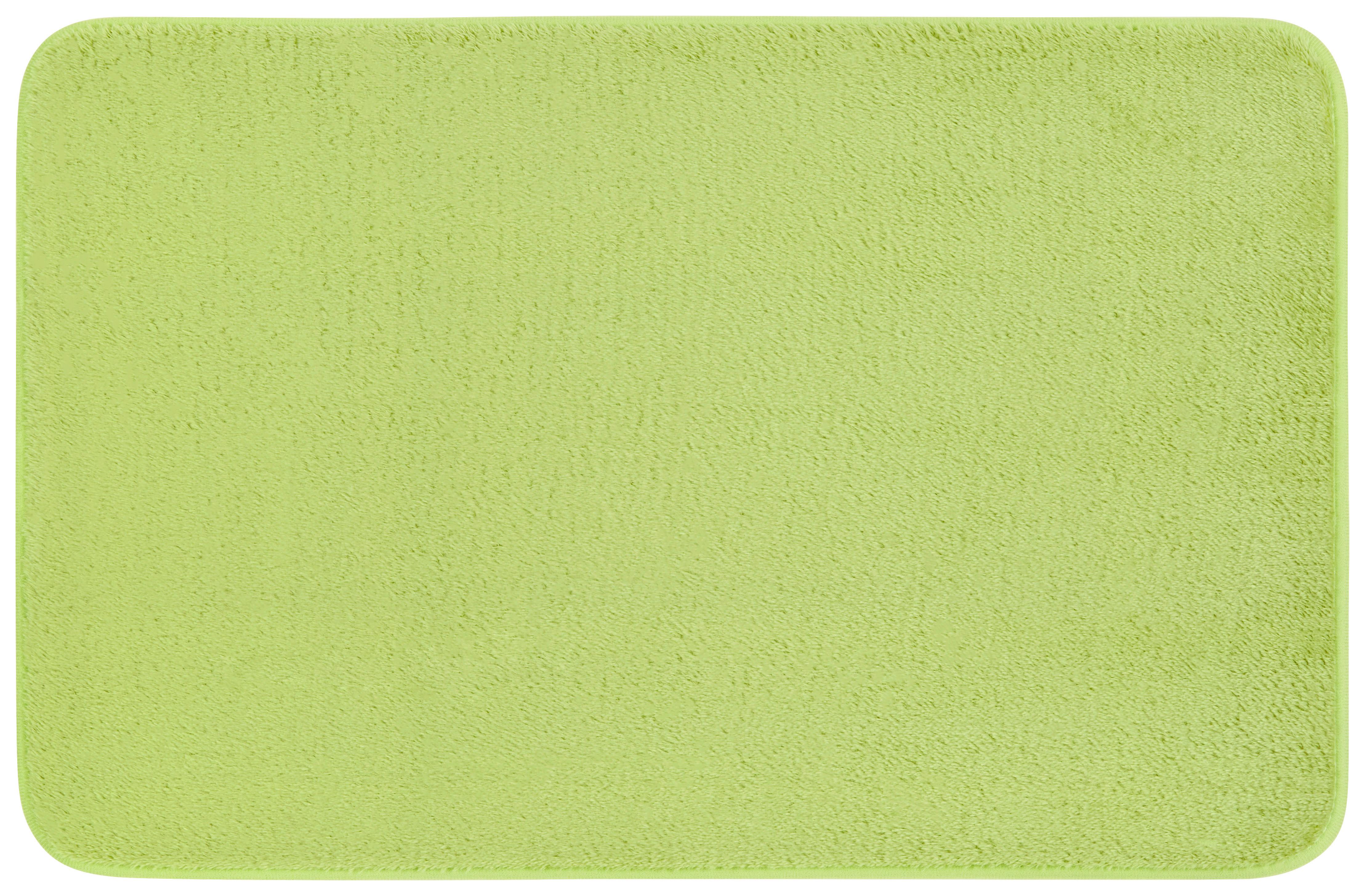 Badematte Lisa Grün 45x70 cm Rutschhemmend - Grün, KONVENTIONELL, Textil (45/70cm) - Ondega