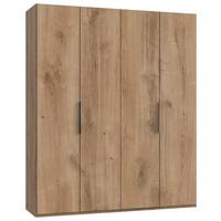 Drehtürenschrank B: 200 Cm Level, Eiche Dekor - Eichefarben, MODERN, Holzwerkstoff (200/236/58cm) - MID.YOU