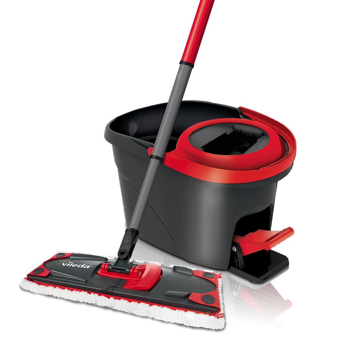 Sada na uklízení VILEDA ULTRAMAX TURBO - černá/červená, Konvenční, textil/plast (30.3/29.7/49.6cm) - Vileda