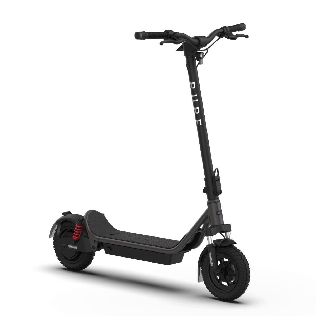 Elektroscooter, CS-PURE-AIR6-U MS-MG, - Schwarz, Basics, Metall (69/120/123cm)