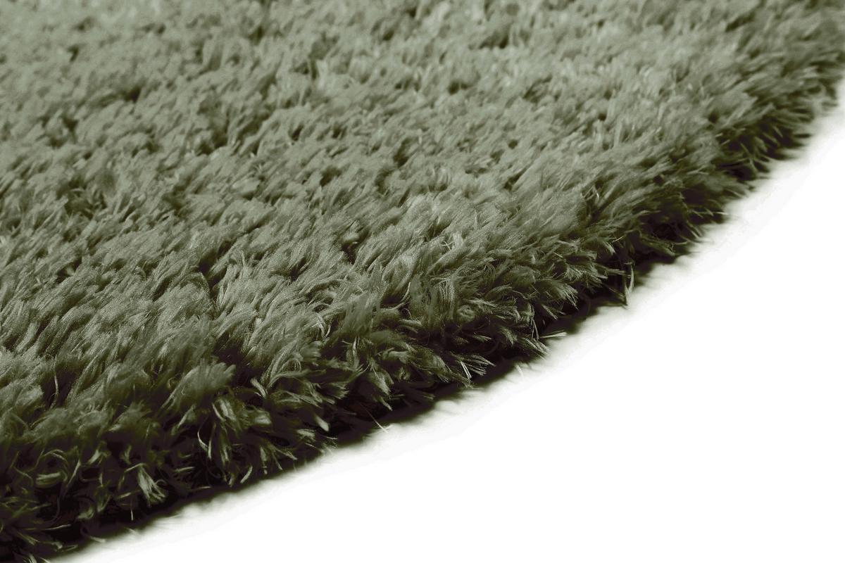 Hochflorteppich Yogi - Olivgrün, KONVENTIONELL, Textil (80cm) - Esprit