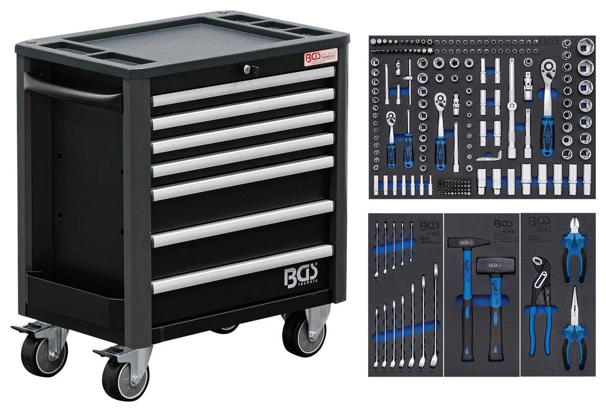 Werkstattwagen 4140 - Schwarz, Basics (72,4/85,9/47cm)