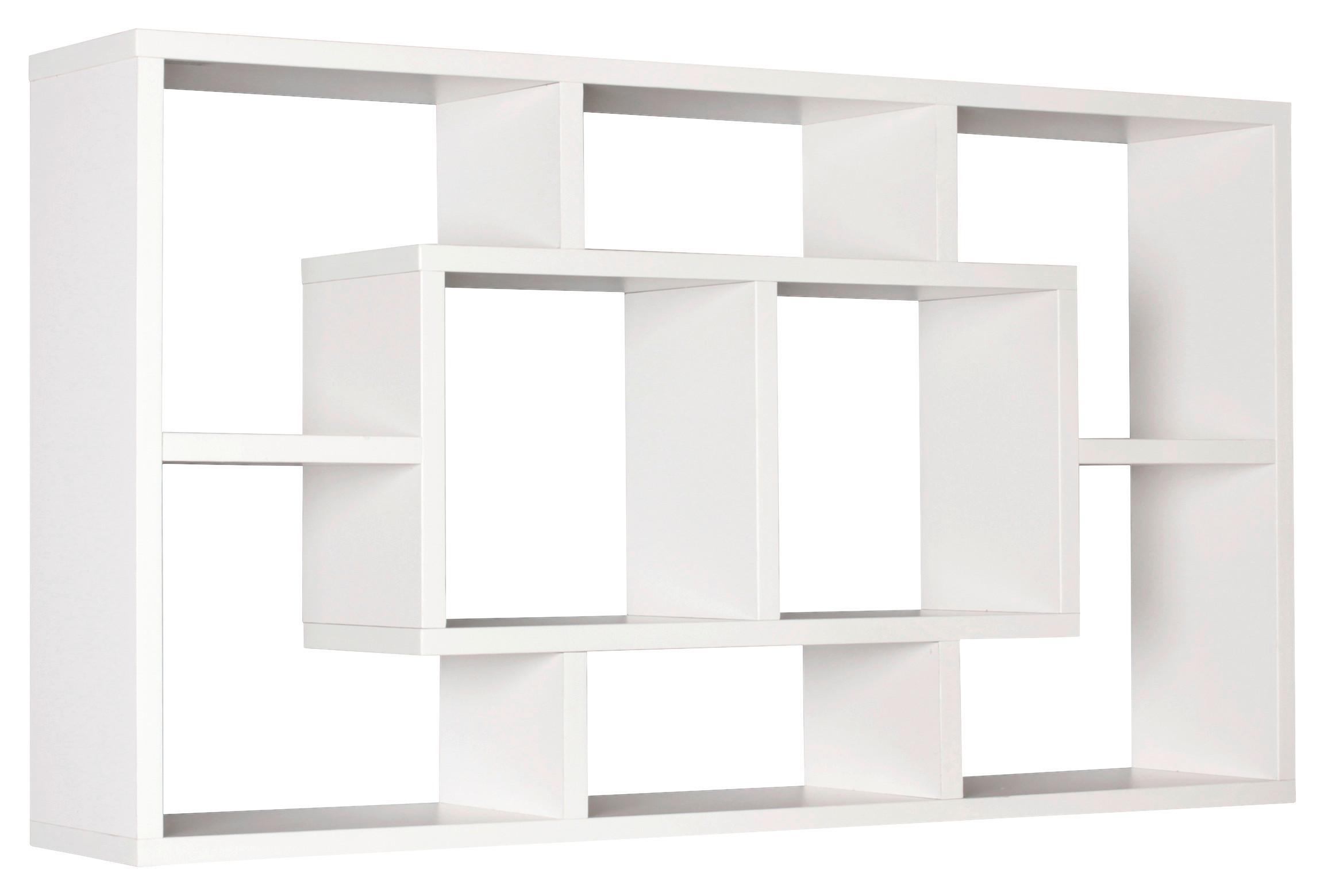 Wandregal Dekor Alex 85 Cm Weiß