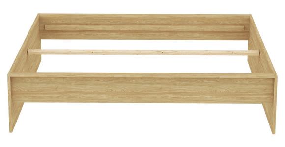 Bettrahmen Unit 180 - Eichefarben, KONVENTIONELL, Holzwerkstoff (205/195/47cm) - Ondega