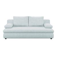 3-Sitzer-Sofa mit Schlaffunktion Olso eisblau - Hellblau, Trend, Holz/Kunststoff (205/72/100cm)