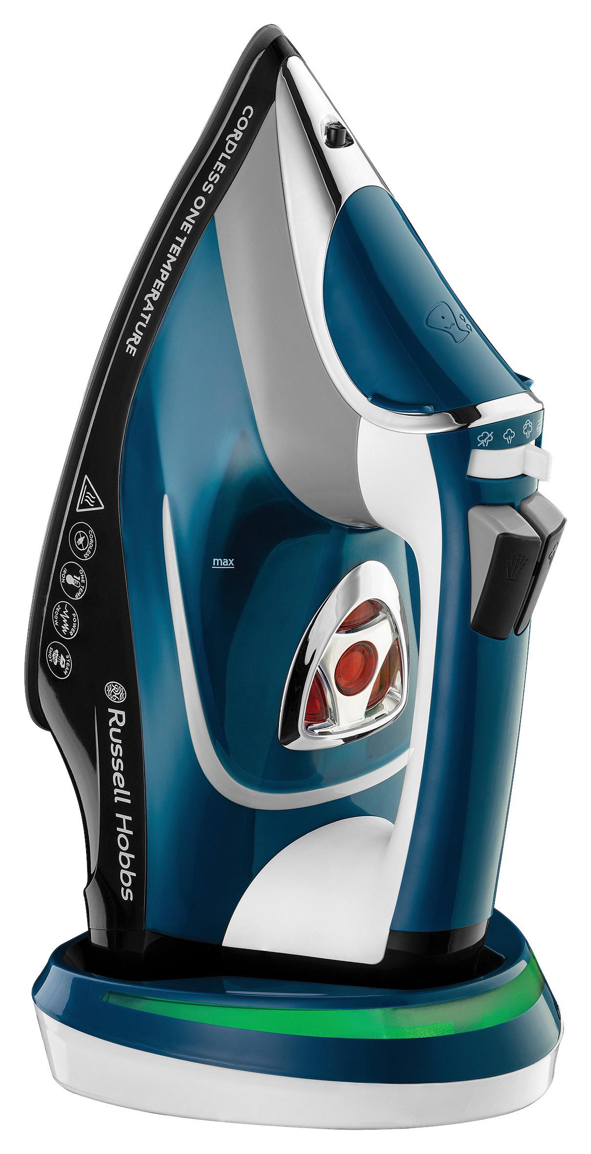 Dampfbügeleisen One Temperature - Blau, Basics, Kunststoff/Metall (12,0/16,0/35,0cm) - Russell Hobbs