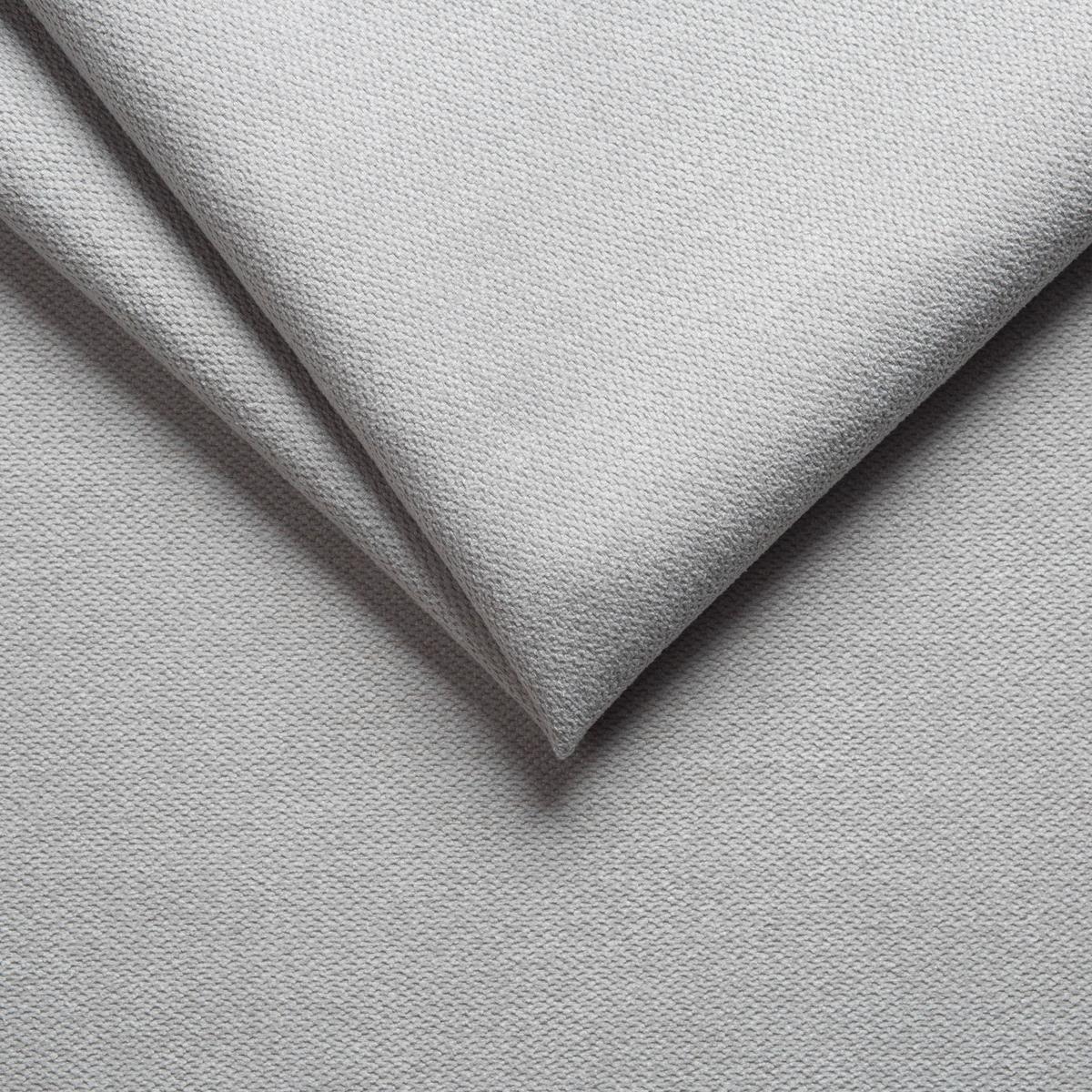 BOXSPRINGSOFA Grau 200 cm - Silberfarben/Schwarz, Design, Holzwerkstoff/Textil (200/90/110cm) - P & B