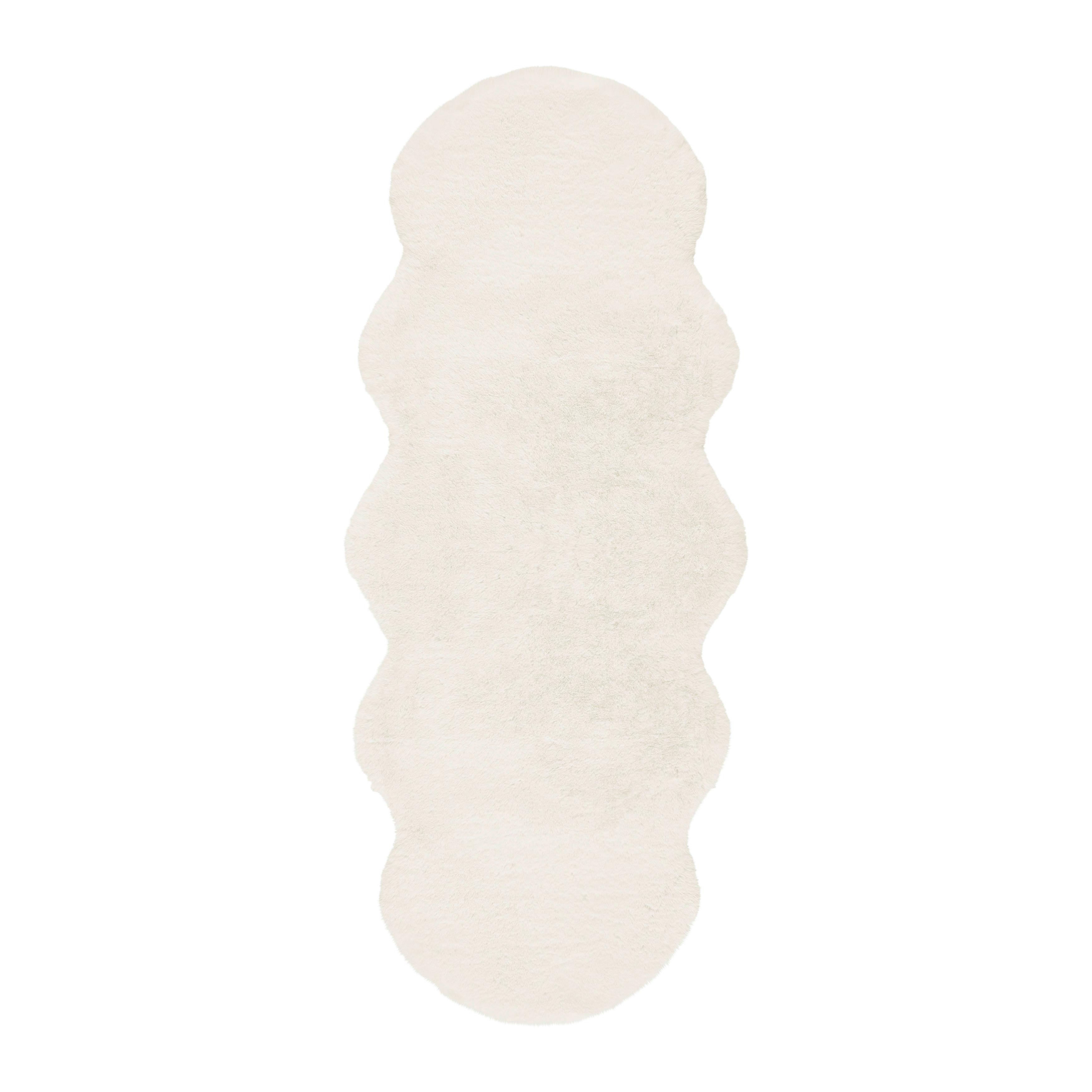 UMĚLÁ KOŽEŠINA Nico 2, 60/150cm, krémová - krémová, Konvenční, kožešina (60/150cm) - Mömax