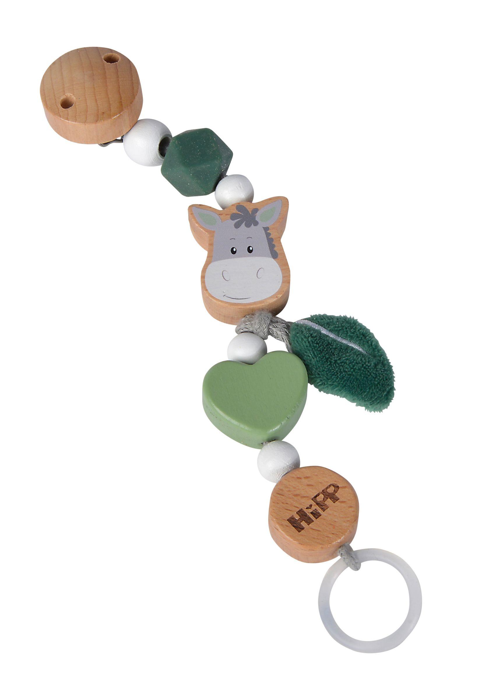 Baby HiPP Schnullerkette ab den ersten Lebensmonaten - Multicolor, Basics, Holz/Kunststoff (4/9,6/14,5cm) - Simba
