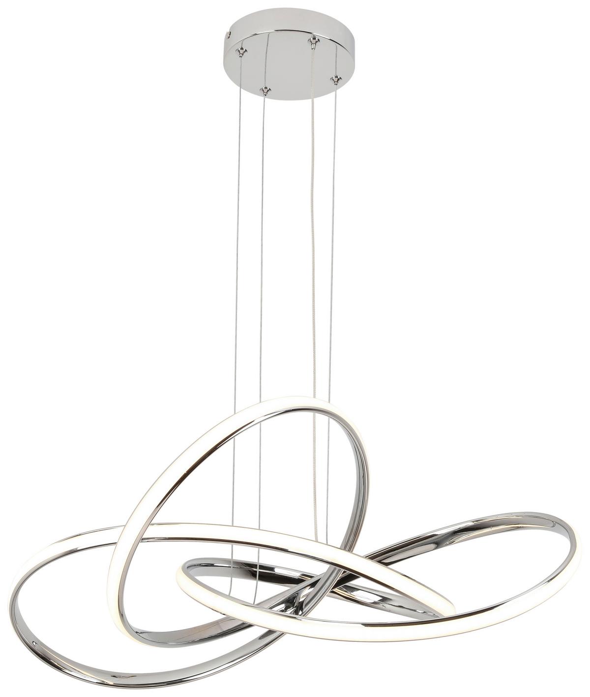 Závěsné LED svítidlo Lenore, max. 36 Watt - barvy chromu, Moderní, kov/plast (60/120cm) - Premium Living