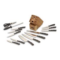 SADA NOŽŮ ECHTWERK MESSERBLOCK-SET - barvy stříbra, Trend, kov (24,8/13,2/36cm) - Echtwerk