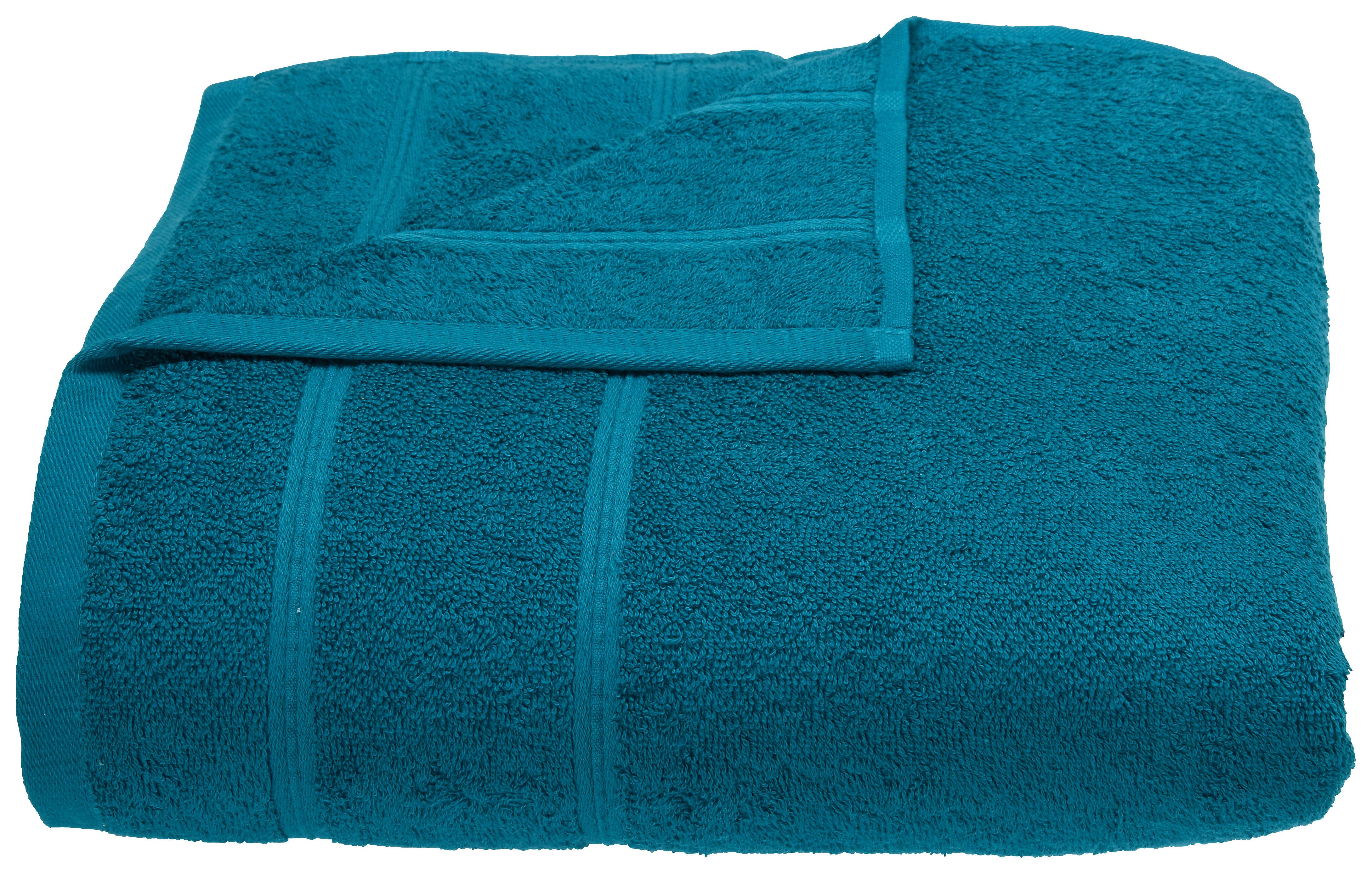 OSUŠKA DO SPRCHY Melanie, 70/140cm, petrolejová - petrolej, textil (70/140cm) - Modern Living