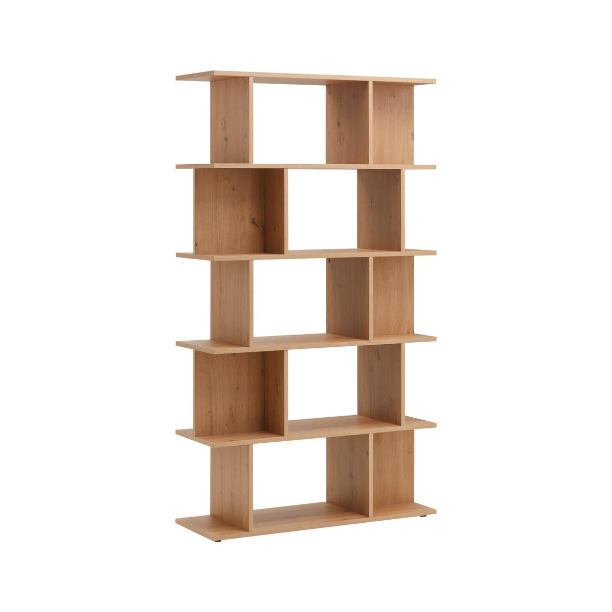 REGÁL PIZZO -EXKLUSIV- - přírodní barvy, Moderní, kompozitní dřevo (100/177/35cm) - Mömax