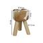 Hocker Ziegenfell B: 35 cm - Braun/Weiß, Natur, Fell (35/50/35cm) - Carryhome Hocker Ziegenfell B: 35 cm - Braun/Weiß, Natur, Fell (35/50/35cm) - Carryhome