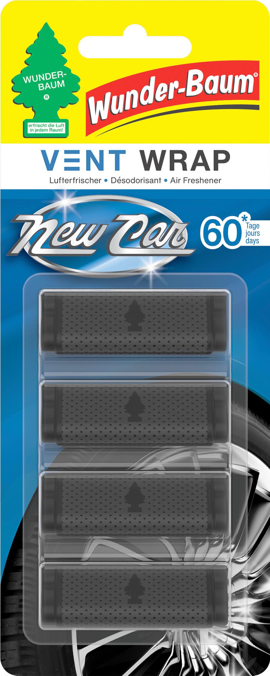 Autóillatosító Wunderbaum New Car Illat - karton (7.6/1.1/19cm)