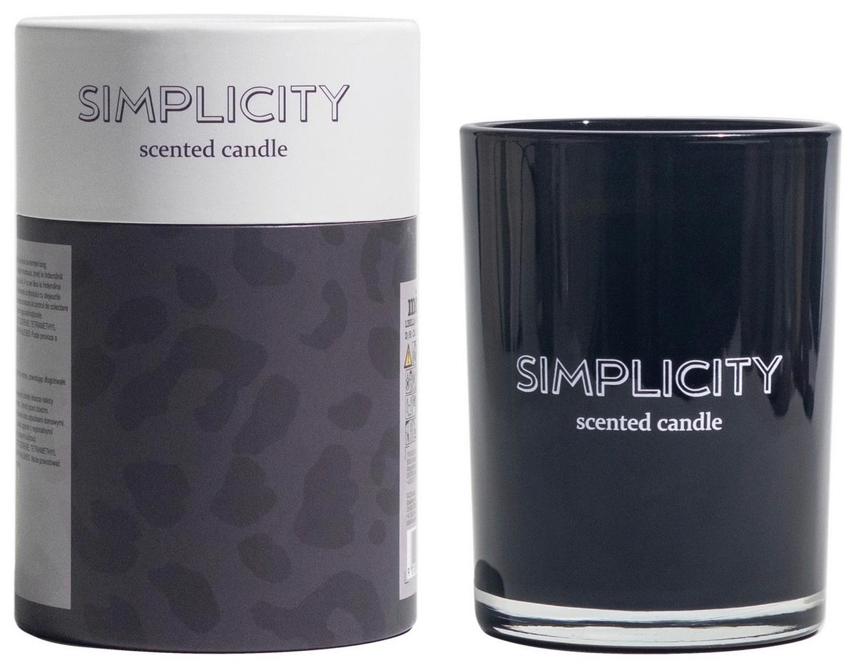 VONNÁ SVIEČKA LIBELLA - čierna, prírodné materiály/sklo (8/10,6cm) - Modern Living