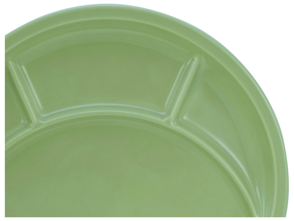 Fondueteller Universal Grün 4-Teilig - Grün, Basics, Keramik (27cm) - Creatable