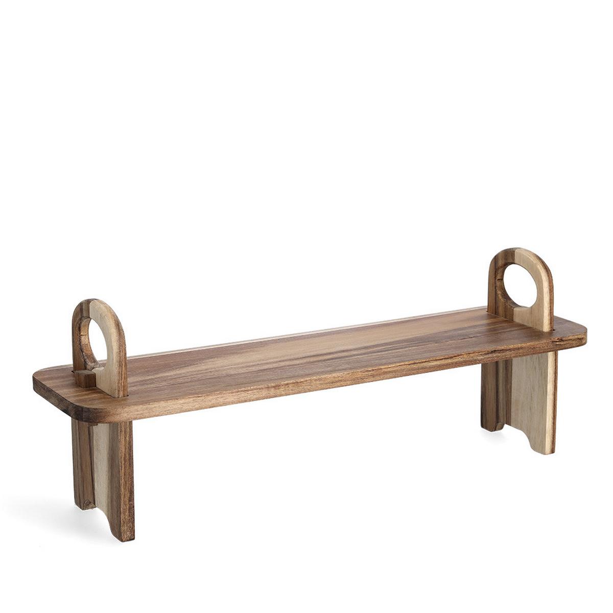 Servierbrett Naturfarben B: 59 cm - Naturfarben, Basics, Holz (59/16/22cm) - Zeller Present