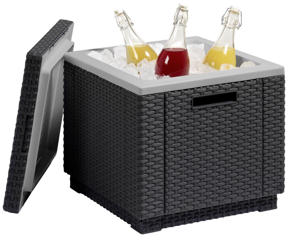 Kühlbox 40 Liter Ice Cube, Graphitfarben - Graphitfarben, MODERN, Kunststoff (42/41/42cm) - Keter