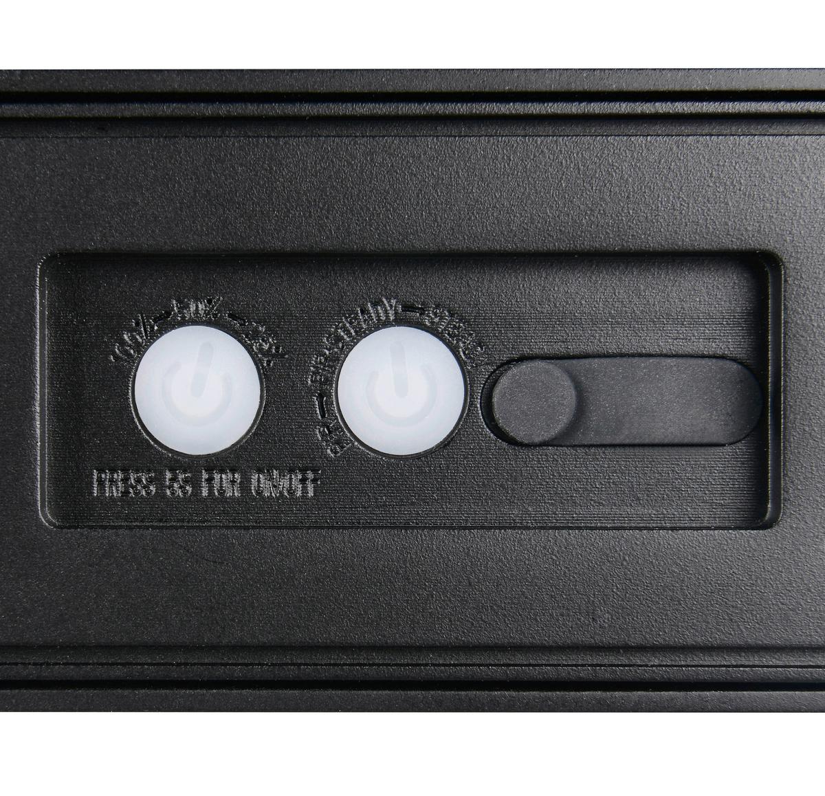 Außenwandleuchte Silves Schwarz L: 30,5 cm - Schwarz, KONVENTIONELL, Kunststoff (30,5/6/9,5cm)