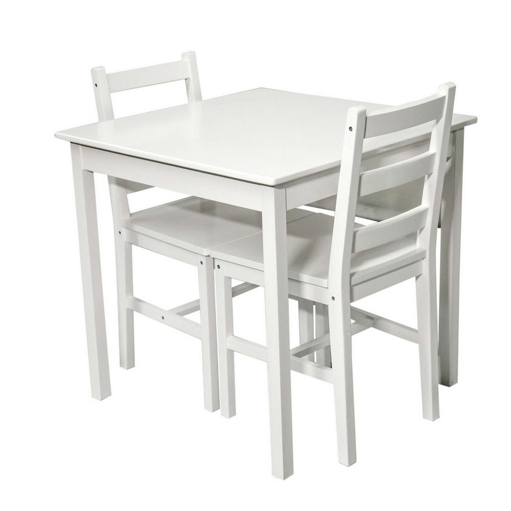 Sada Stôl A 2 Stoličky Matias Biela